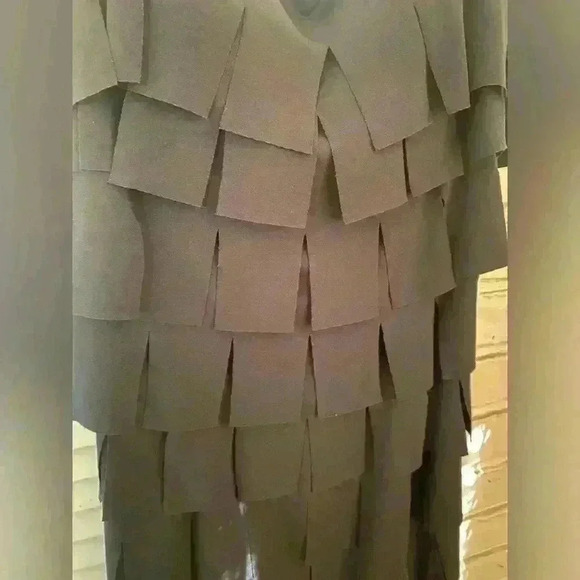 JS Collections Cocktail Dress Ruffles Mini Womens Size 4 little black dress - Picture 2 of 9